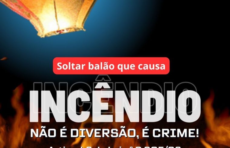 Defesa Civil de Duque de Caxias lança campanha contra balões