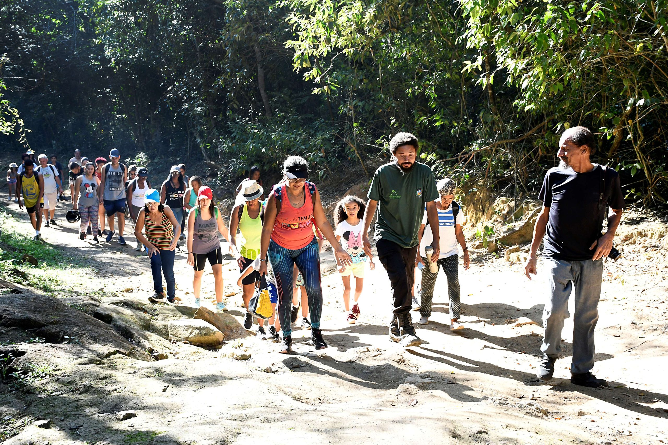 Passeio ciclístico, caminhada e música no Parque Natural Municipal de Nova Iguaçu