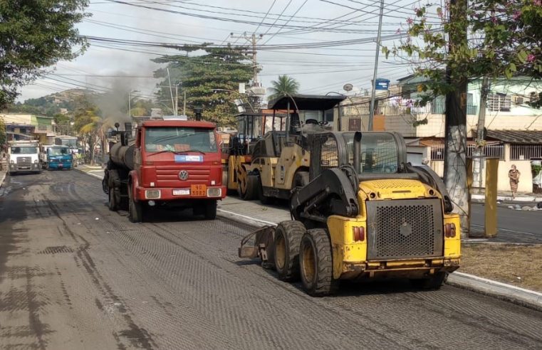 Obras de infraestrutura chegam aos bairros  Gramacho, Jardim Leal e Olavo Bilac