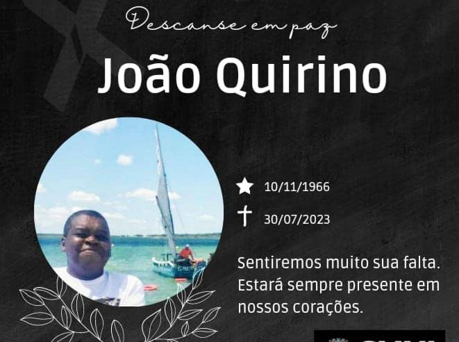 Câmara decreta luto oficial pelo falecimento do servidor João Quirino