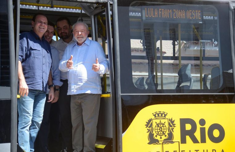 Lula anuncia investimento de R$ 2,6 bilhões na área de mobilidade no Rio
