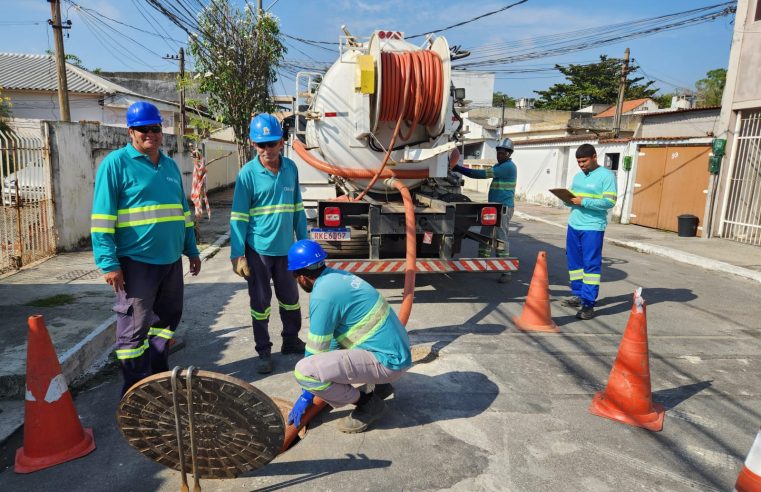 Águas do Rio realiza mais de 4,3 mil manutenções em redes coletoras de esgoto da Baixada Fluminense