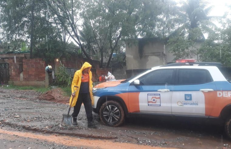 Prefeitura de Queimados atua para minimizar impactos das chuvas