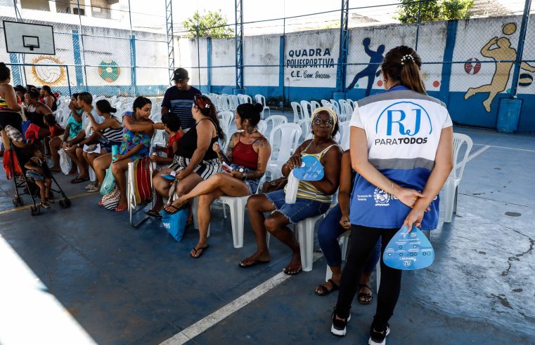 Mutirão de serviços do Governo do RJ em áreas atingidas pelas chuvas atendeu mais de 10 mil pessoas