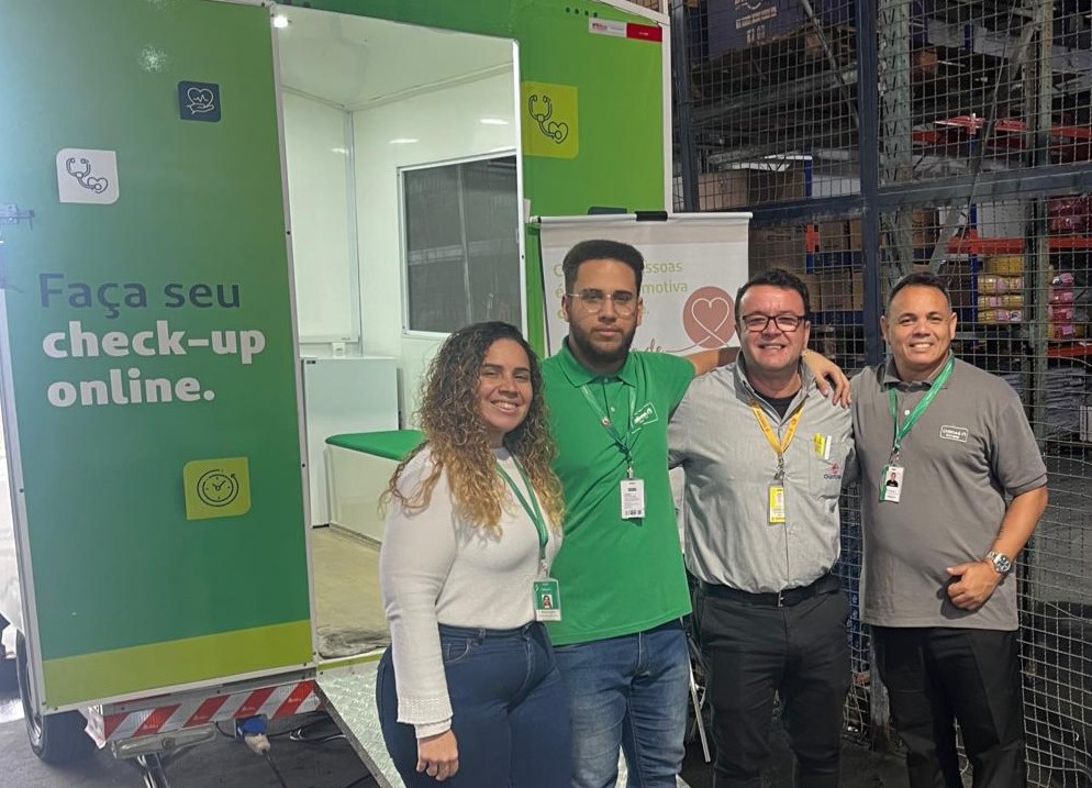 Empresa Chatuba recebe cabine da saúde da Unimed Nova Iguaçu