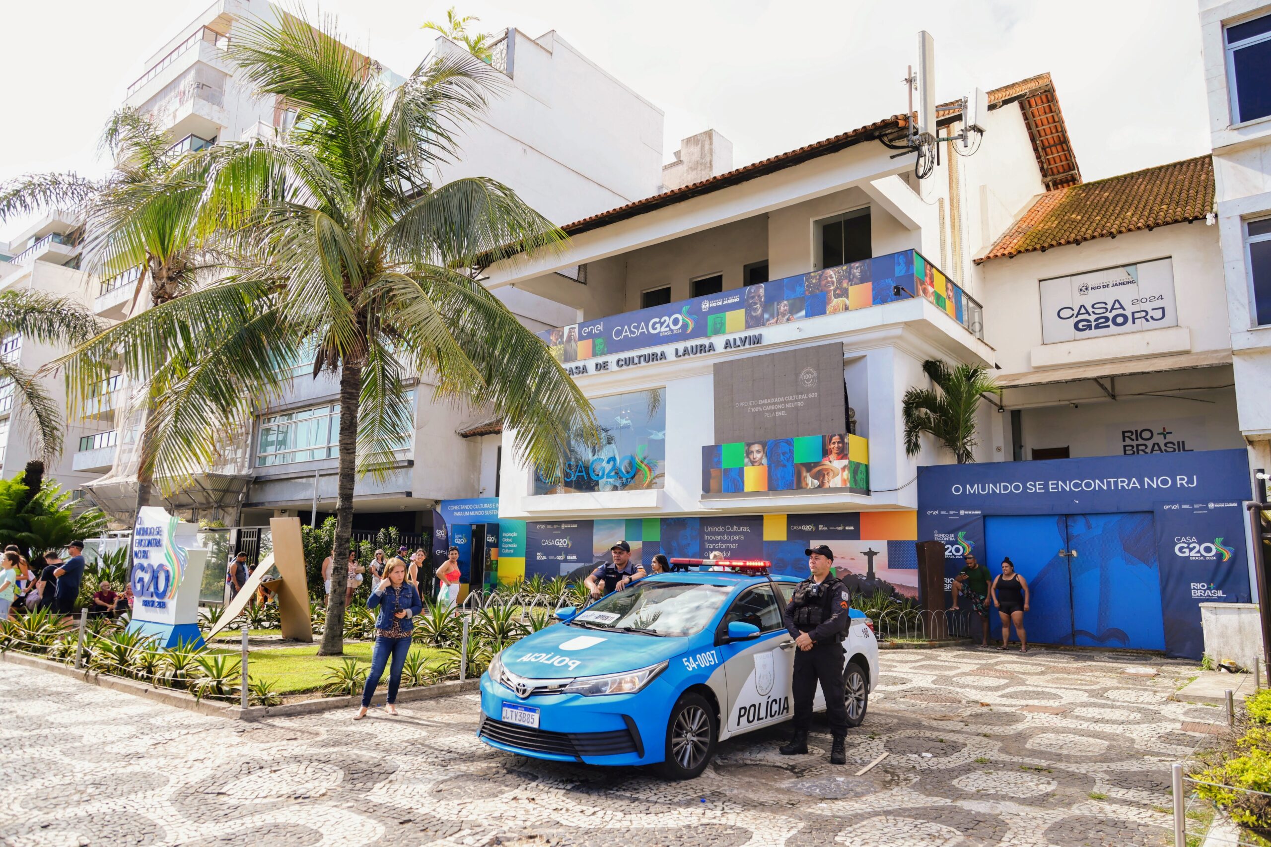 Ipanema desponta como centro de cultura e identidade carioca durante a cúpula mundial