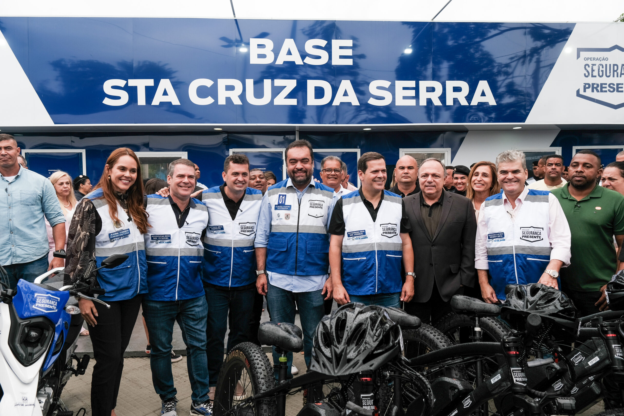 Cláudio Castro inaugura mais uma base do Segurança Presente em Duque de Caxias