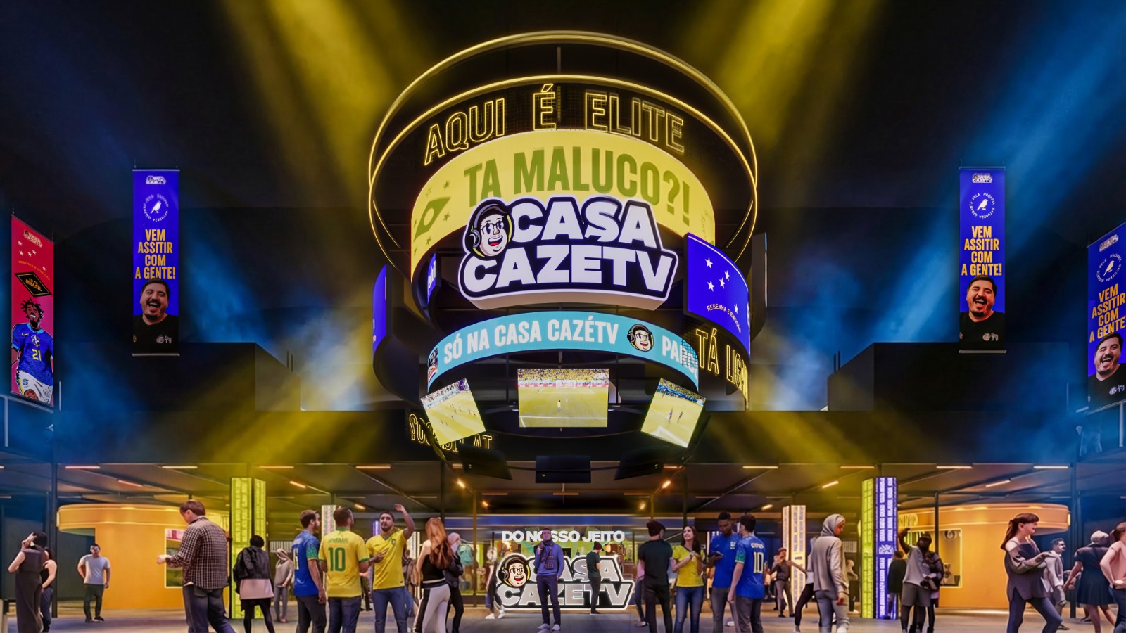 Píer Mauá, no Rio, será palco da Casa CazéTV durante a Copa do Mundo