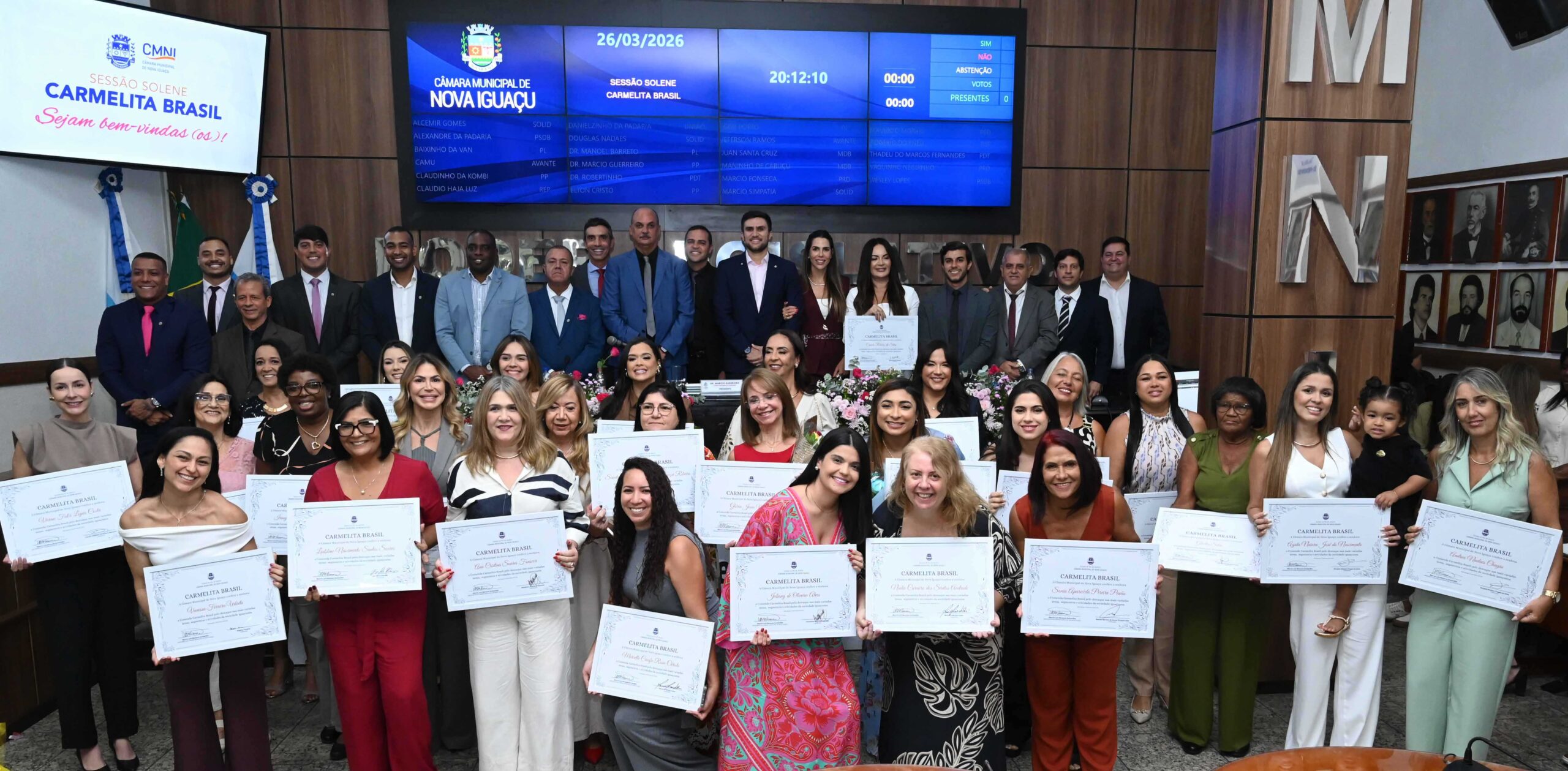 Câmara celebra o protagonismo feminino em Nova Iguaçu