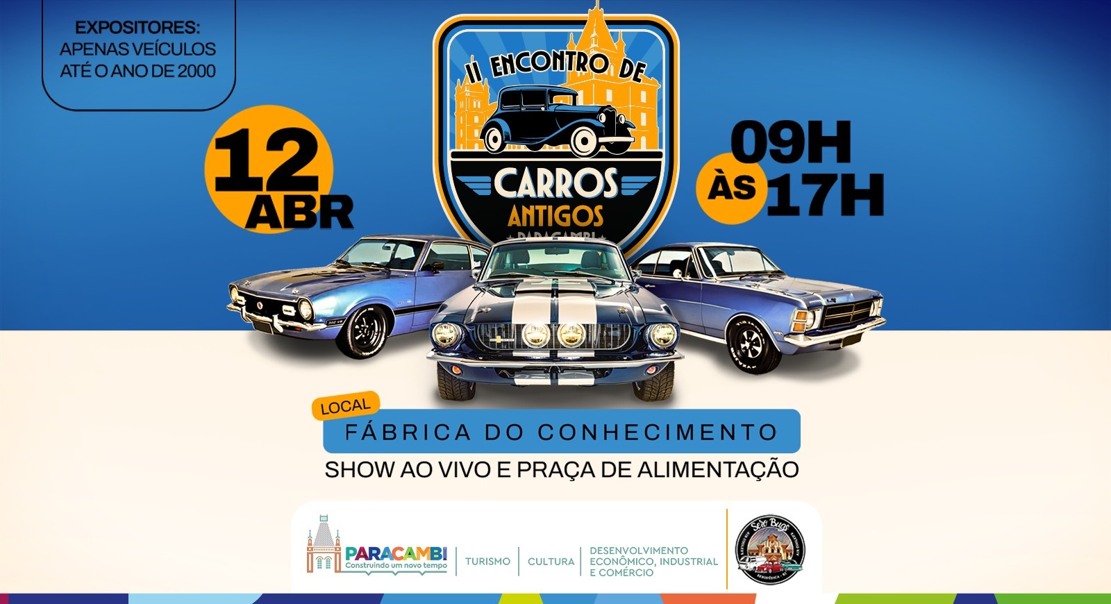 Paracambi promove o 2º Encontro de Carros Antigos